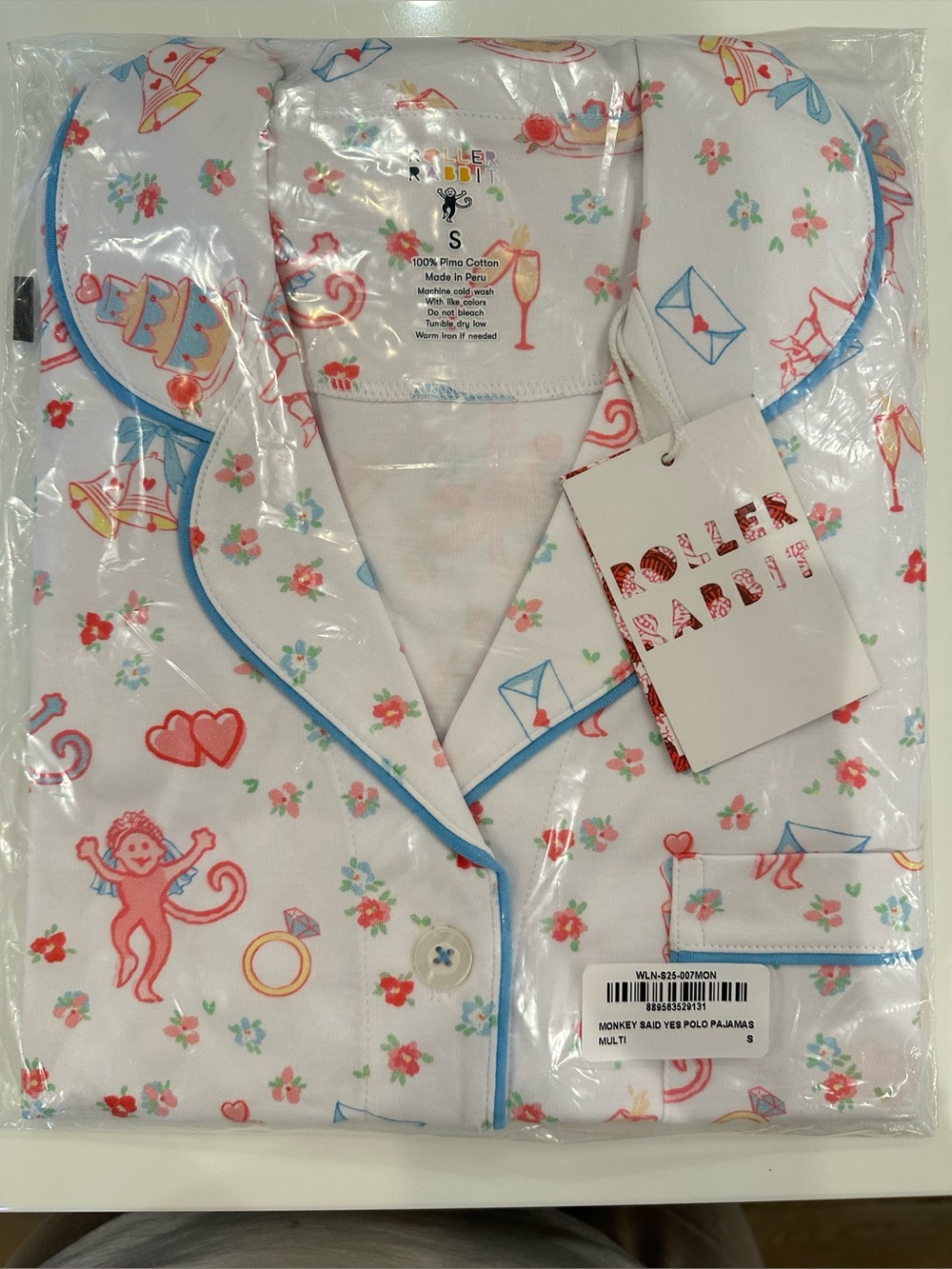 Roller Rabbit SAID YES POLO PAJAMAS SET